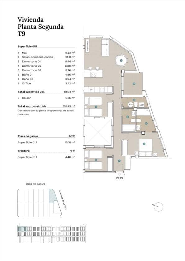 3 quarto Apartamento para venda em Jacarilla com piscina - 158 500 € (Ref: 8989901)