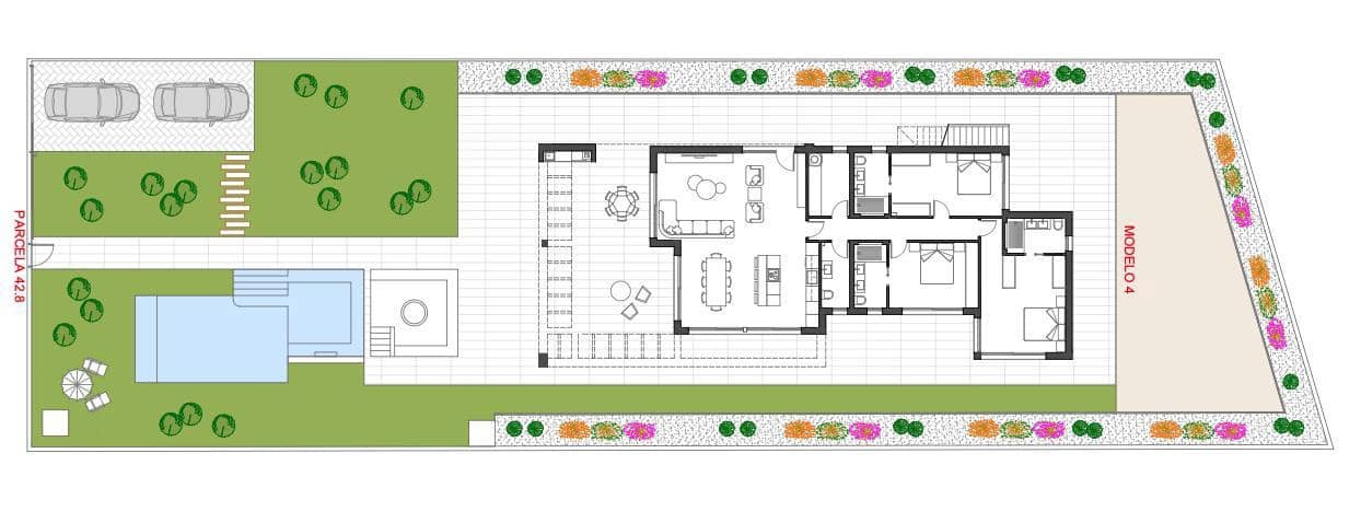3 chambre Villa/Maison à vendre à Monforte del Cid avec piscine garage - 600 000 € (Ref: 9035596)