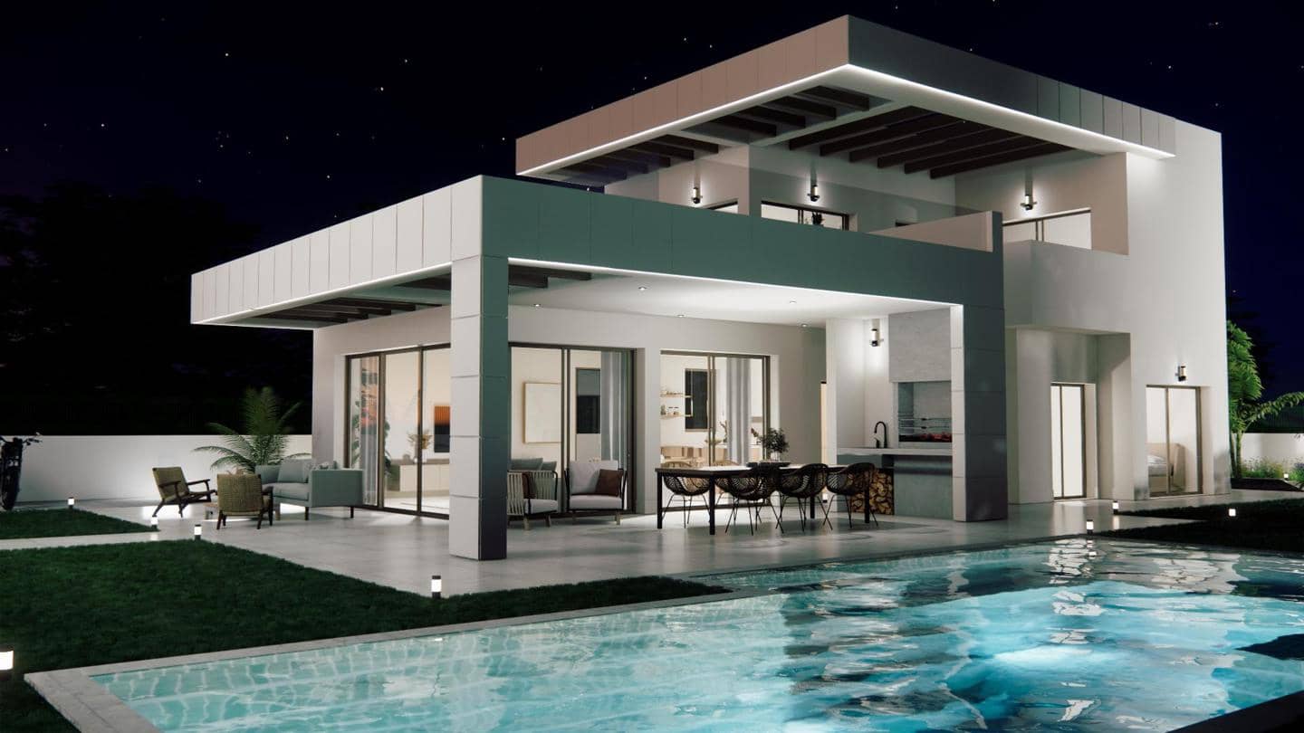 3 chambre Villa/Maison à vendre à Monforte del Cid avec piscine garage - 600 000 € (Ref: 9035596)