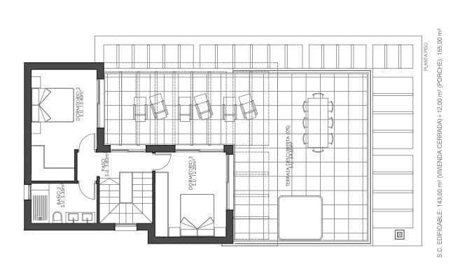 3 makuuhuone Huvila myytävänä paikassa Monforte del Cid mukana uima-altaan 
autotalli - 600 000 € (Ref: 9035597)