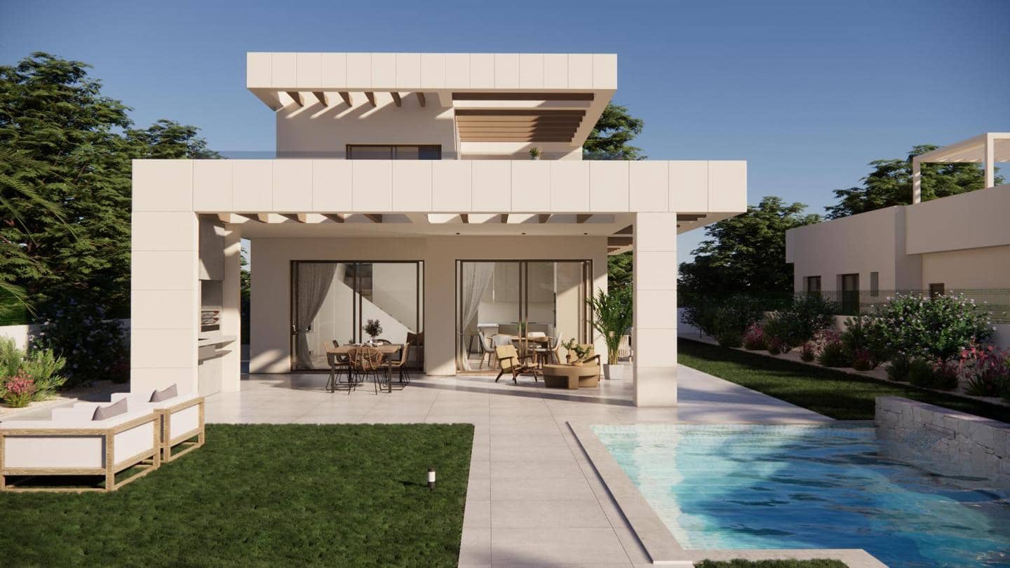 3 makuuhuone Huvila myytävänä paikassa Monforte del Cid mukana uima-altaan 
autotalli - 600 000 € (Ref: 9035597)