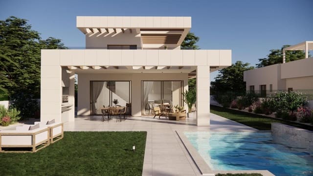 3 makuuhuone Huvila myytävänä paikassa Monforte del Cid mukana uima-altaan 
autotalli - 600 000 € (Ref: 9035597)