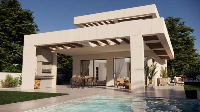 3 makuuhuone Huvila myytävänä paikassa Monforte del Cid mukana uima-altaan 
autotalli - 600 000 € (Ref: 9035597)