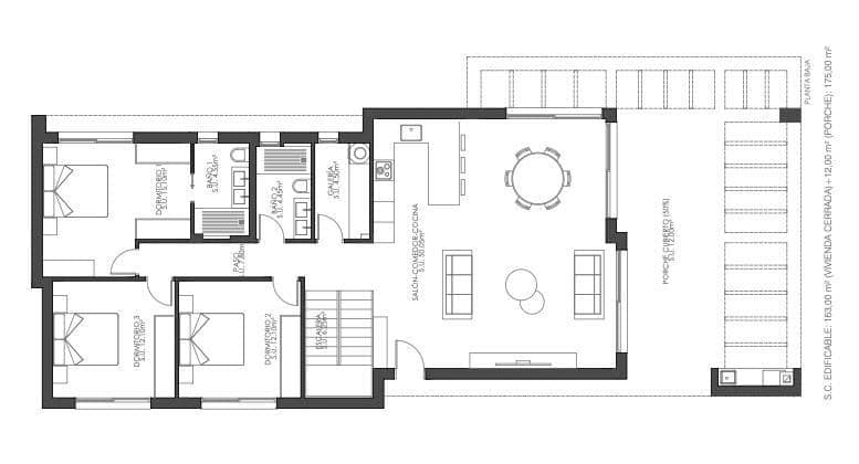 3 soverom Villa til salgs i Monforte del Cid med svømmebasseng garasje - € 550 000 (Ref: 9035598)