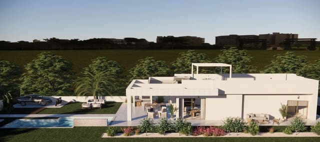 3 makuuhuone Huvila myytävänä paikassa Monforte del Cid mukana uima-altaan 
autotalli - 550 000 € (Ref: 9035598)