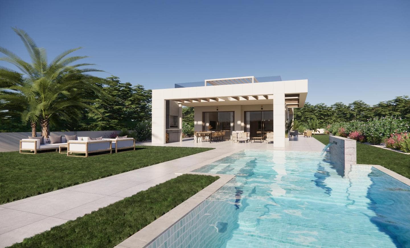 3 soverom Villa til salgs i Monforte del Cid med svømmebasseng garasje - € 550 000 (Ref: 9035598)