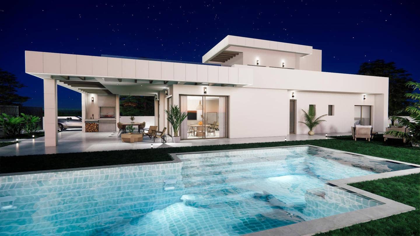 3 soverom Villa til salgs i Monforte del Cid med svømmebasseng garasje - € 550 000 (Ref: 9035598)