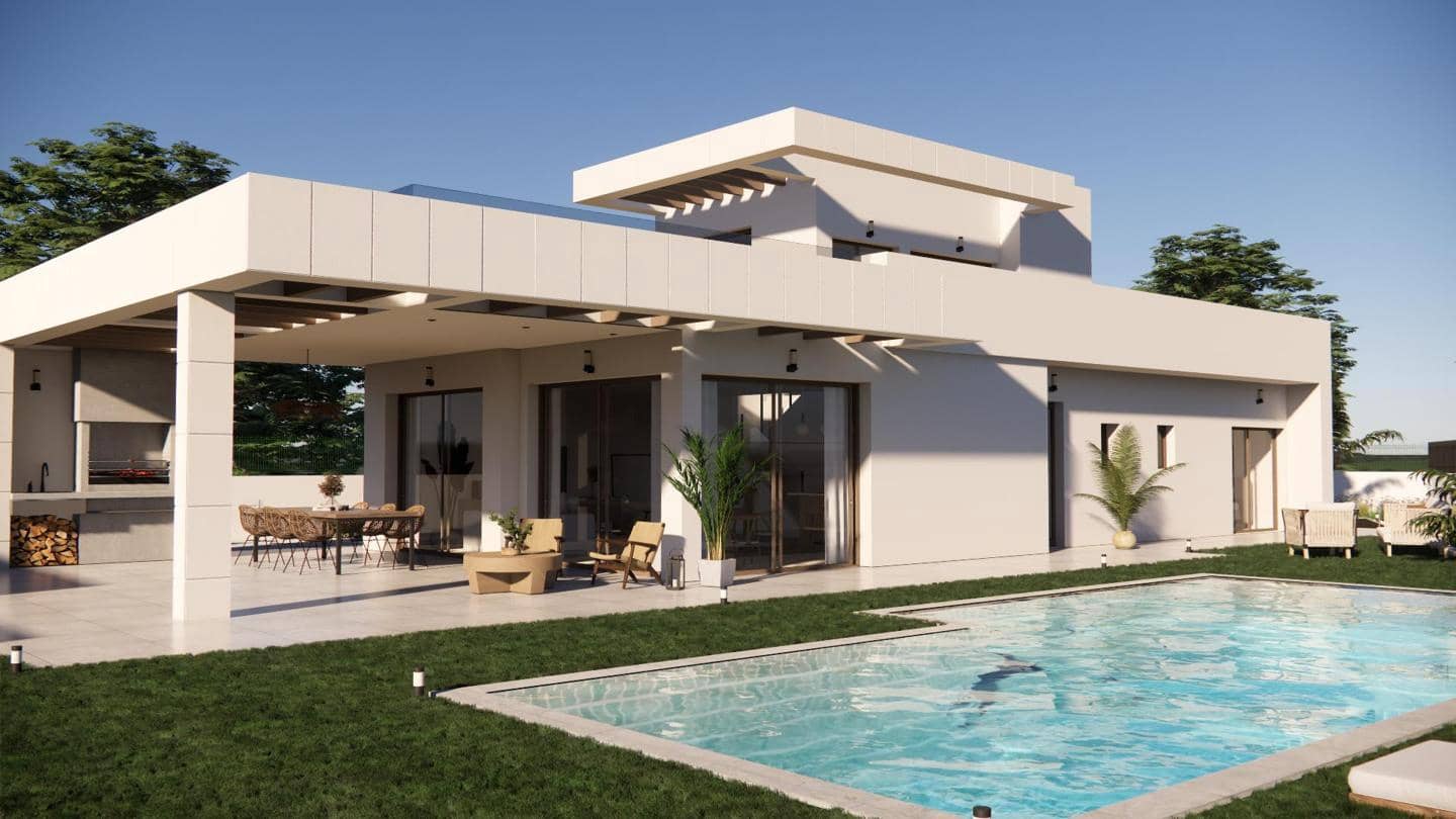 3 soverom Villa til salgs i Monforte del Cid med svømmebasseng garasje - € 550 000 (Ref: 9035598)