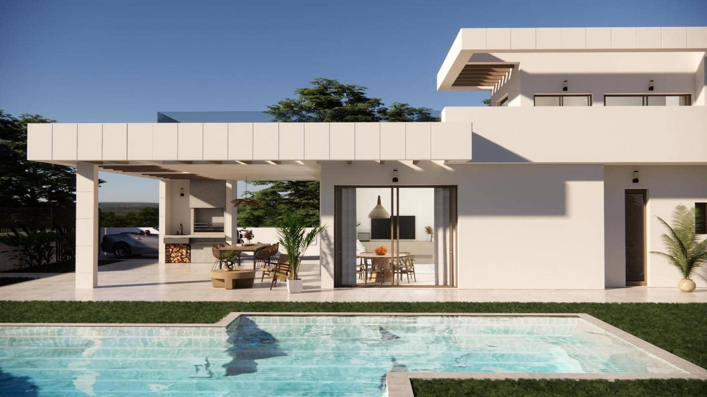 3 soverom Villa til salgs i Monforte del Cid med svømmebasseng garasje - € 550 000 (Ref: 9035598)