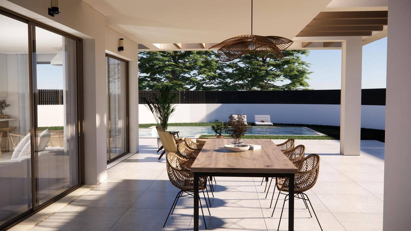 3 soverom Villa til salgs i Monforte del Cid med svømmebasseng garasje - € 550 000 (Ref: 9035598)