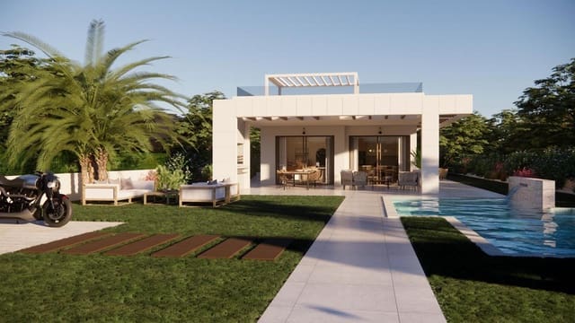 3 makuuhuone Huvila myytävänä paikassa Monforte del Cid mukana uima-altaan 
autotalli - 550 000 € (Ref: 9035598)