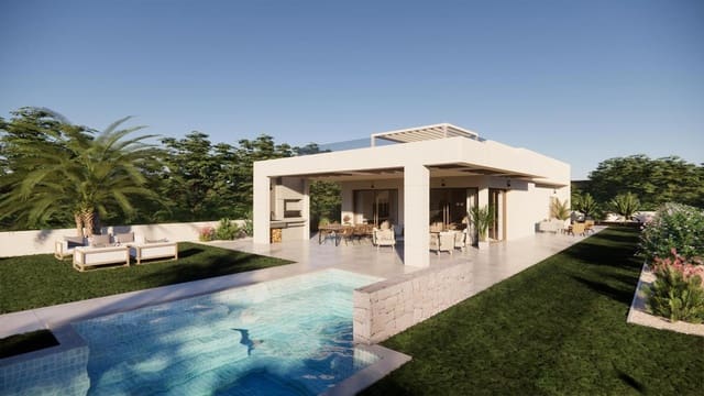 3 makuuhuone Huvila myytävänä paikassa Monforte del Cid mukana uima-altaan 
autotalli - 550 000 € (Ref: 9035598)