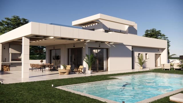 3 makuuhuone Huvila myytävänä paikassa Monforte del Cid mukana uima-altaan 
autotalli - 550 000 € (Ref: 9035598)