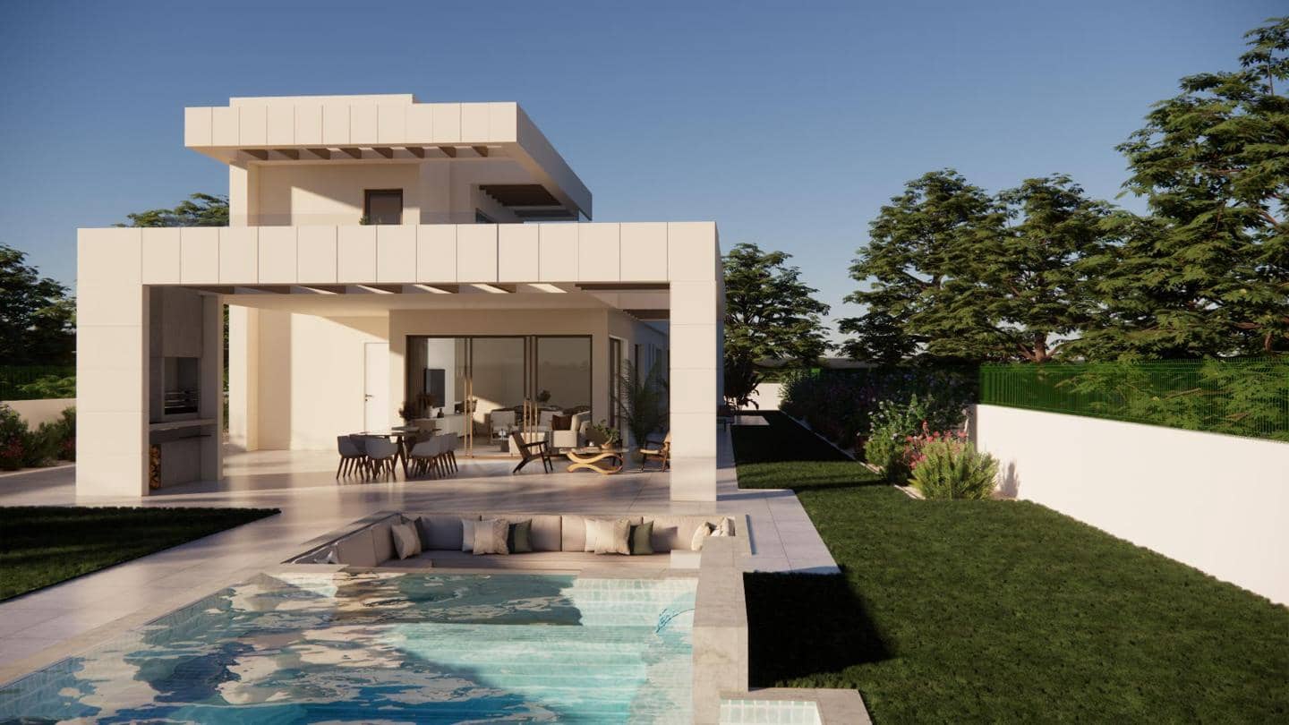 3 soverom Villa til salgs i Monforte del Cid med svømmebasseng garasje - € 725 000 (Ref: 9041012)