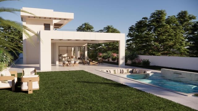 3 makuuhuone Huvila myytävänä paikassa Monforte del Cid mukana uima-altaan 
autotalli - 725 000 € (Ref: 9041012)