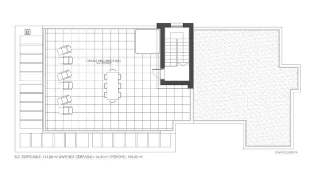 3 makuuhuone Huvila myytävänä paikassa Monforte del Cid mukana uima-altaan 
autotalli - 625 000 € (Ref: 9082794)