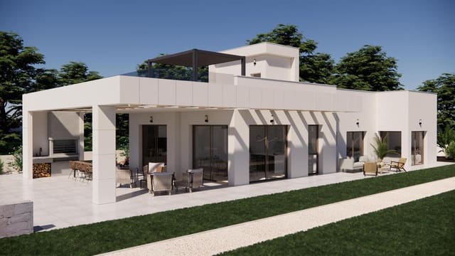 3 makuuhuone Huvila myytävänä paikassa Monforte del Cid mukana uima-altaan 
autotalli - 625 000 € (Ref: 9082794)