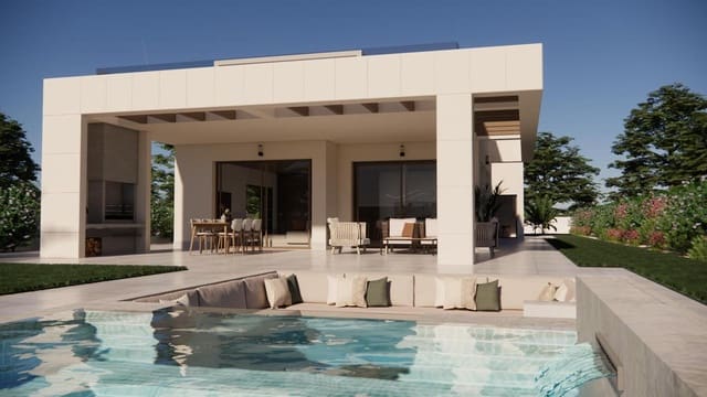 3 makuuhuone Huvila myytävänä paikassa Monforte del Cid mukana uima-altaan 
autotalli - 625 000 € (Ref: 9082794)