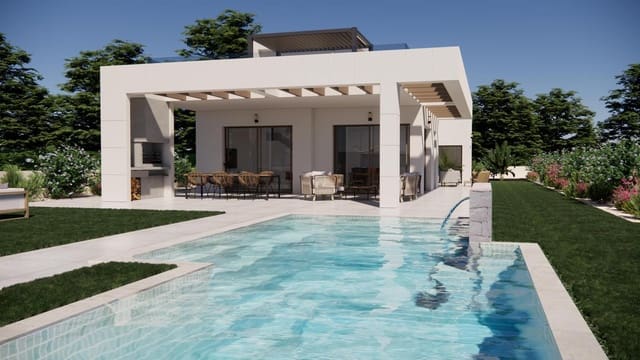 3 makuuhuone Huvila myytävänä paikassa Monforte del Cid mukana uima-altaan 
autotalli - 625 000 € (Ref: 9082794)