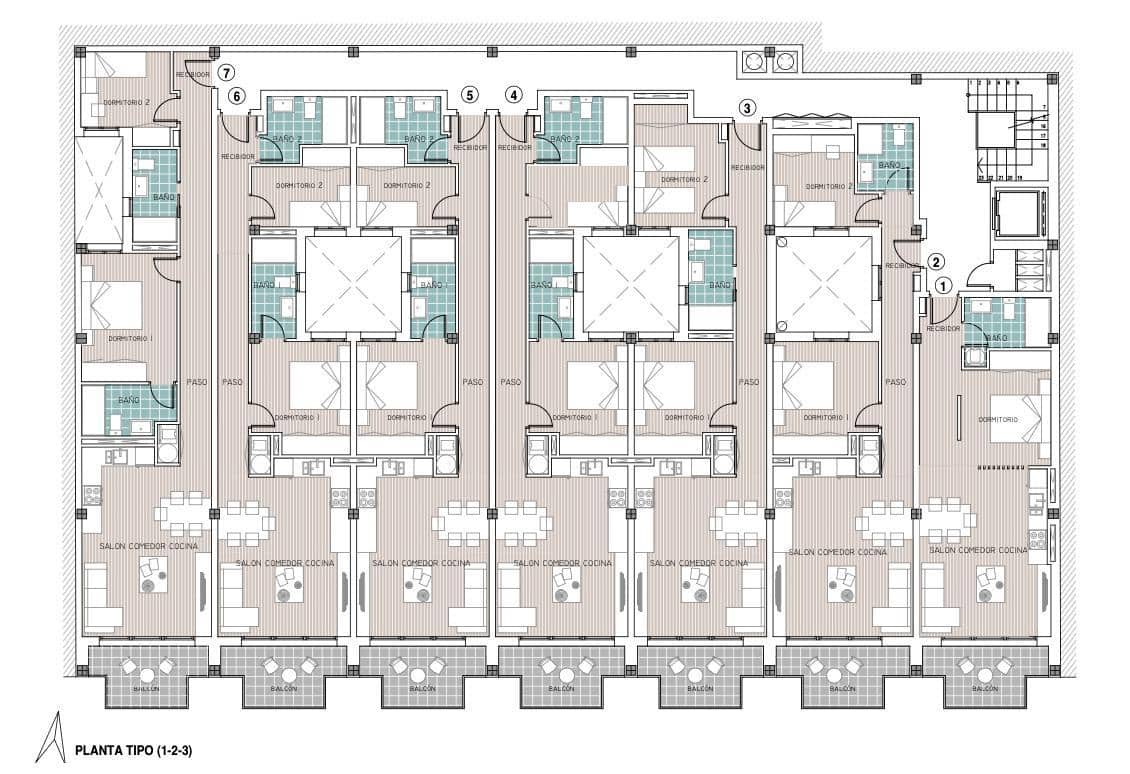 2 chambre Appartement à vendre à El Altet avec piscine garage - 169 000 € (Ref: 9153323)