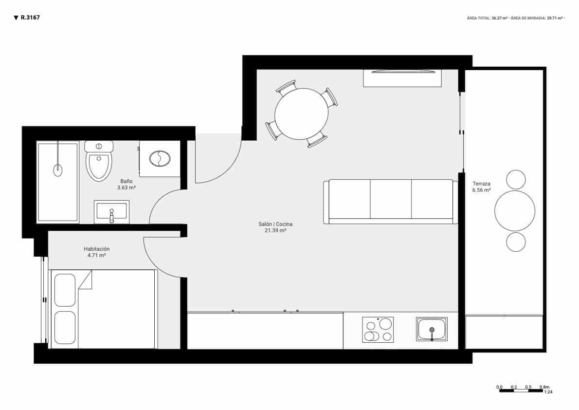 1 soverom Leilighet til salgs i Santa Pola - € 159 000 (Ref: 9164109)