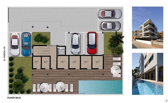 2 quarto Apartamento para venda em Gran Playa, Santa Pola com garagem - 375 000 € (Ref: 9170542)