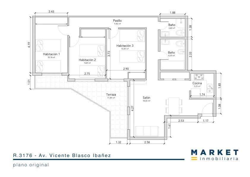 3 soveværelse Lejlighed til salg i Santa Pola - € 179.000 (Ref: 9197228)