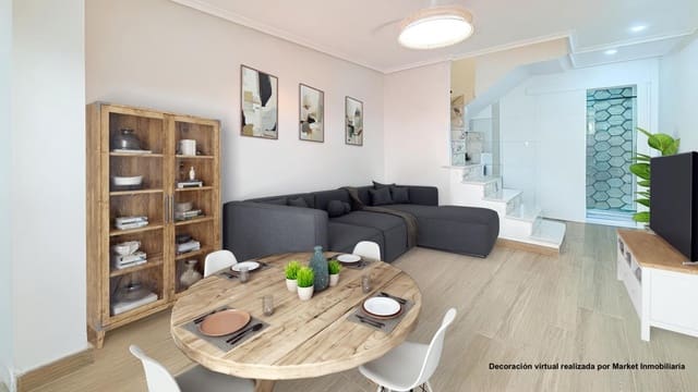 4 soveværelse Bungalow til salg i Playa Tamarit - Playa Lissa, Santa Pola med swimmingpool - € 199.900 (Ref: 9237859)