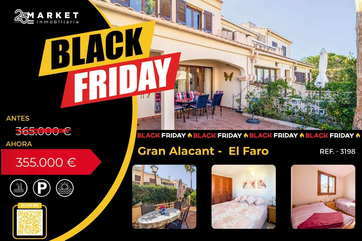 3 soverom Villa til salgs i Gran Alacant med svømmebasseng - € 355 000 (Ref: 9354230)