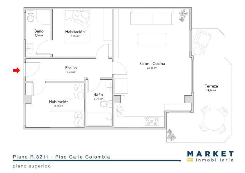 2 soveværelse Lejlighed til salg i Santa Pola - € 300.000 (Ref: 9388516)