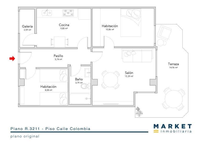 2 soveværelse Lejlighed til salg i Santa Pola - € 300.000 (Ref: 9388516)