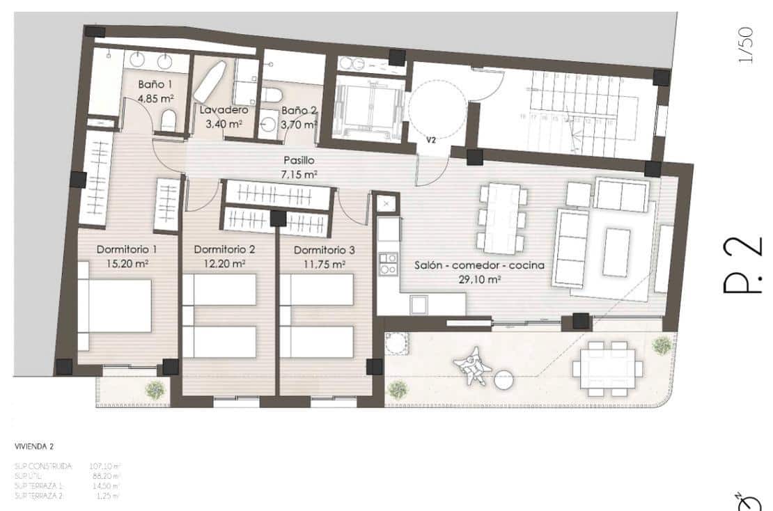 3 bedroom Flat for sale in Santa Pola - € 389,000 (Ref: 9532870)