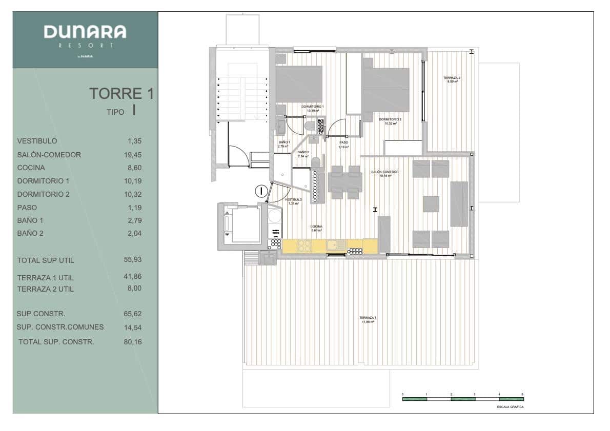 2 camera da letto Appartamento in vendita in Guardamar del Segura con piscina - 245.000 € (Rif: 9685691)