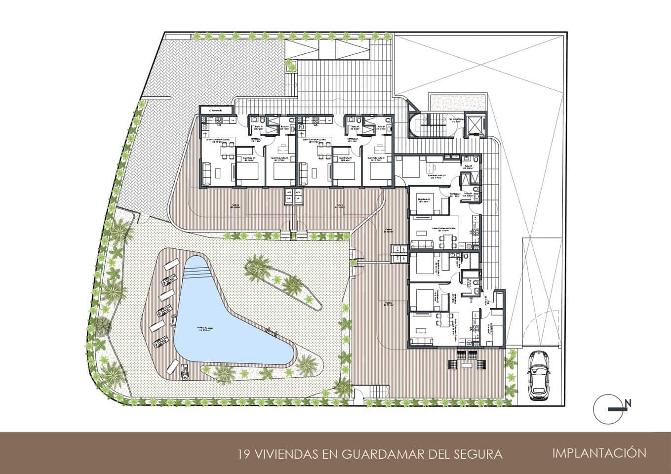 2 bedroom Flat for sale in Guardamar del Segura with pool garage - € 302,000 (Ref: 9687633)