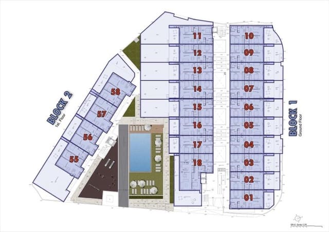 2 bedroom Flat for sale in La Marina del Pinet, Elche / Elx with pool garage - € 246,000 (Ref: 9707959)