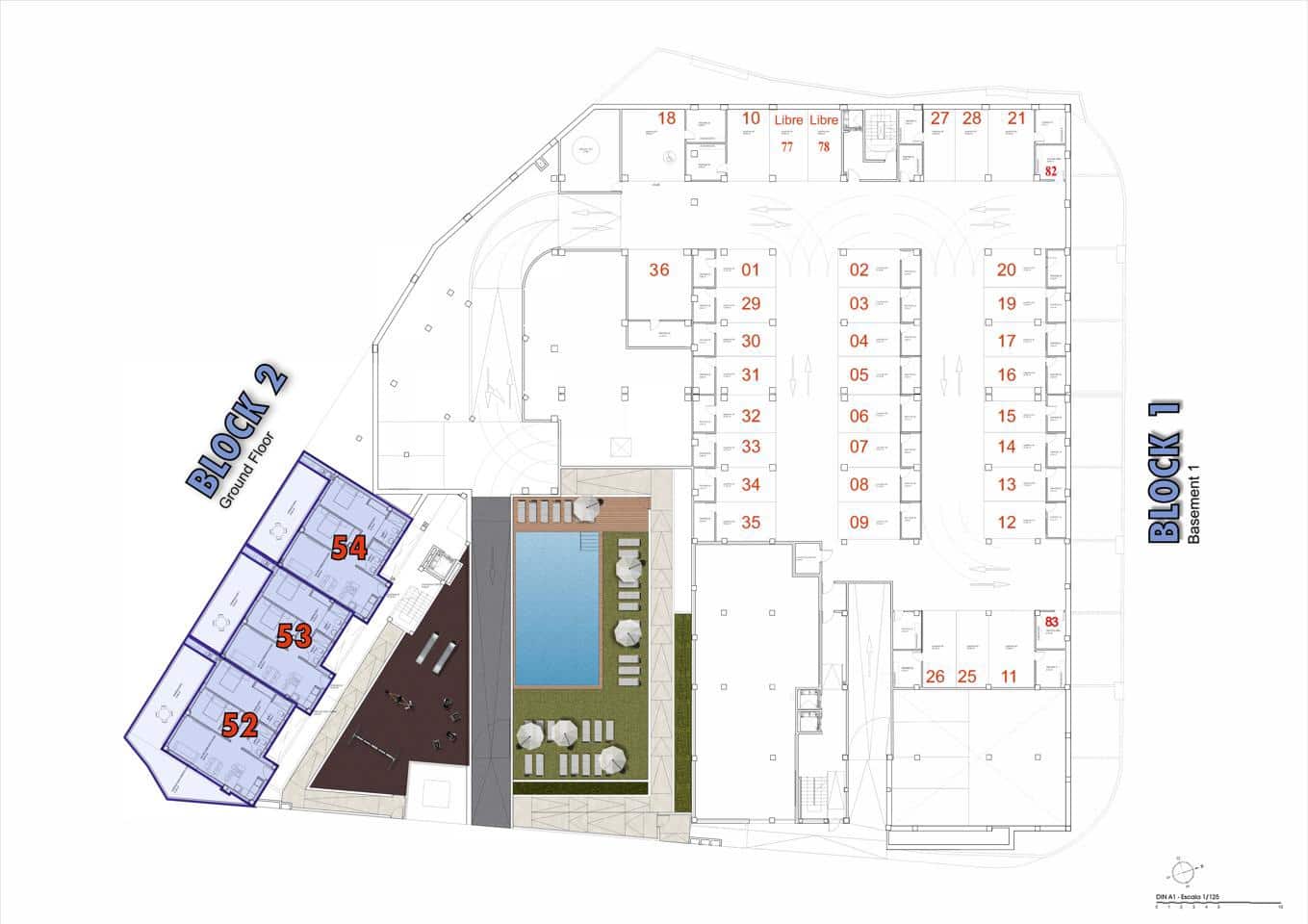 Piso de 2 habitaciones en La Marina del Pinet en venta con piscina garaje - 246.000 € (Ref: 9707959)