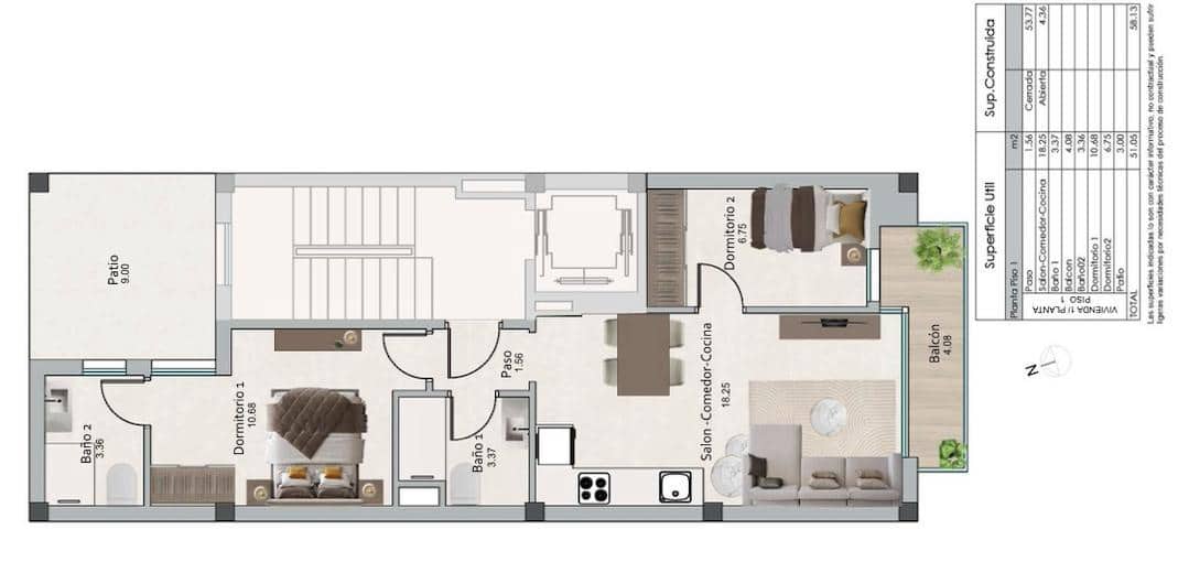 2 camera da letto Appartamento in vendita in Santa Pola - 205.000 € (Rif: 9713875)