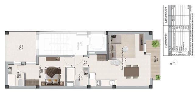 2 soverom Leilighet til salgs i Norte, Santa Pola - € 205 000 (Ref: 9713875)