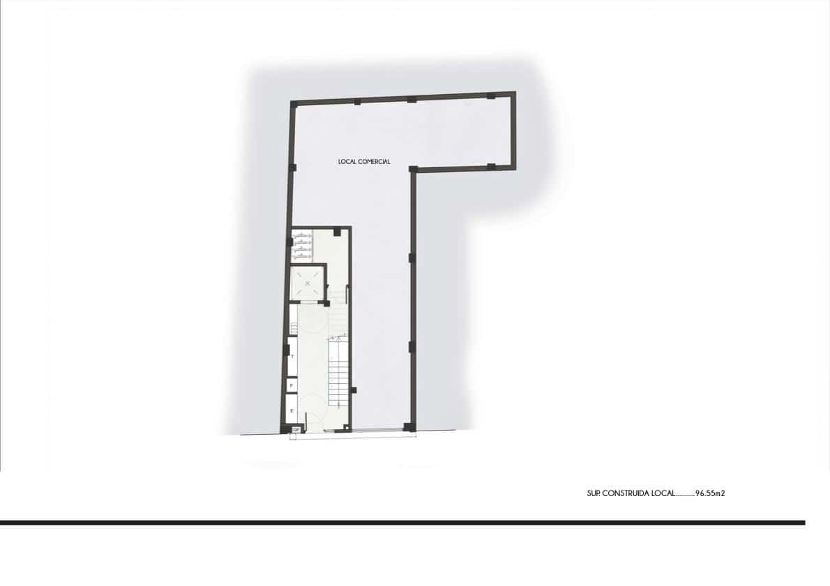 1 chambre Entreprise à vendre à Santa Pola - 120 000 € (Ref: 9725004)