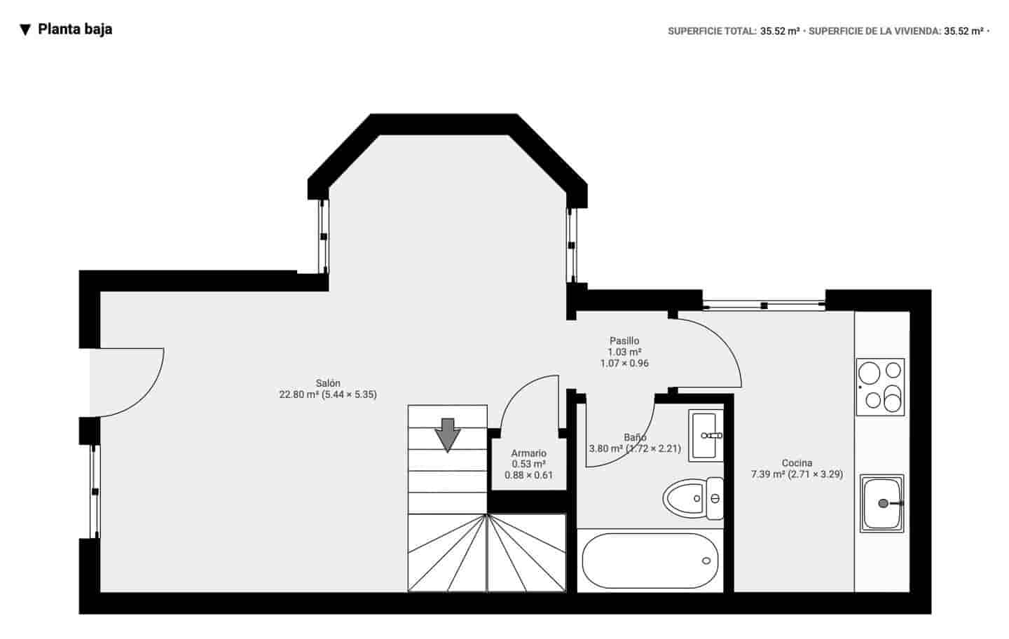 2 sypialnia Willa na sprzedaż w Gran Alacant z basenem garażem - 269 000 € (Ref: 9758079)