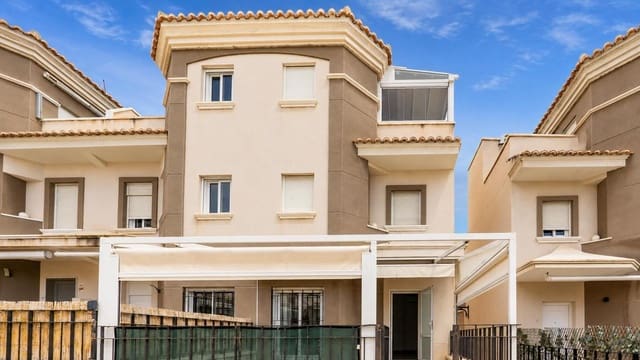 3 sypialnia Willa na sprzedaż w Calas Santiago Bernabéu, Santa Pola z basenem garażem - 395 000 € (Ref: 9827395)