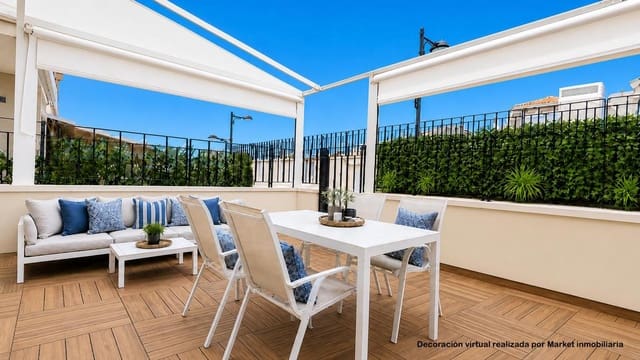 3 sypialnia Willa na sprzedaż w Calas Santiago Bernabéu, Santa Pola z basenem garażem - 395 000 € (Ref: 9827395)