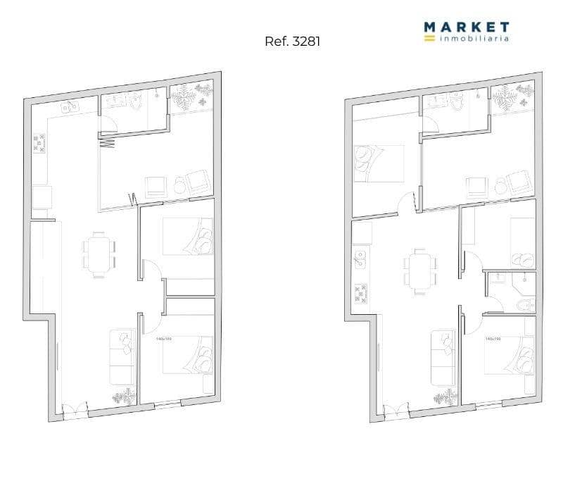 2 makuuhuone Asunto myytävänä paikassa Santa Pola - 149 000 € (Ref: 9849904)