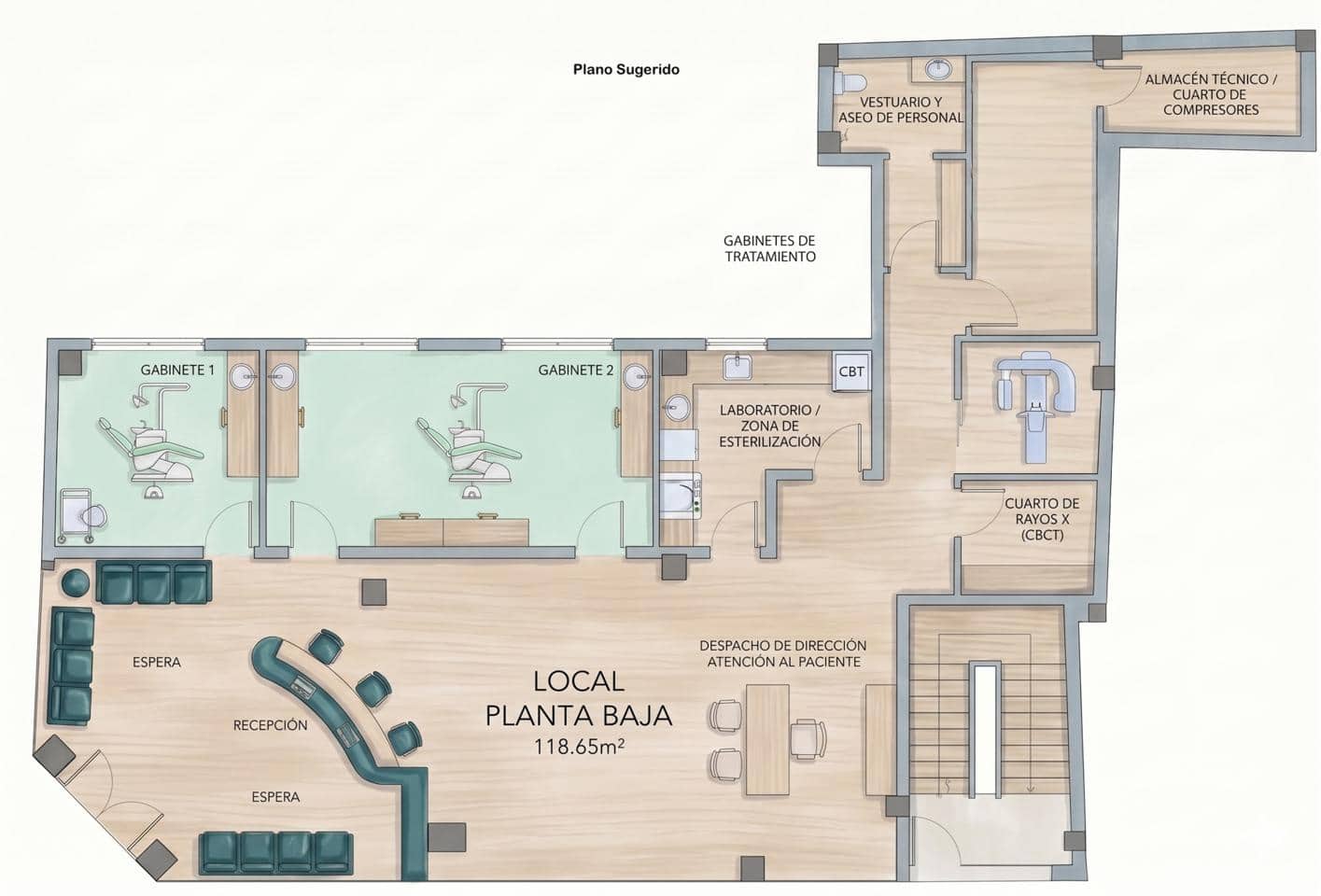 2 makuuhuone Yritys vuokrattavana paikassa Santa Pola - 4 200 € (Ref: 9880223)