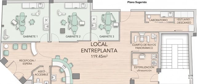 2 makuuhuone Yritys vuokrattavana paikassa Centro, Santa Pola - 4 200 € (Ref: 9880223)