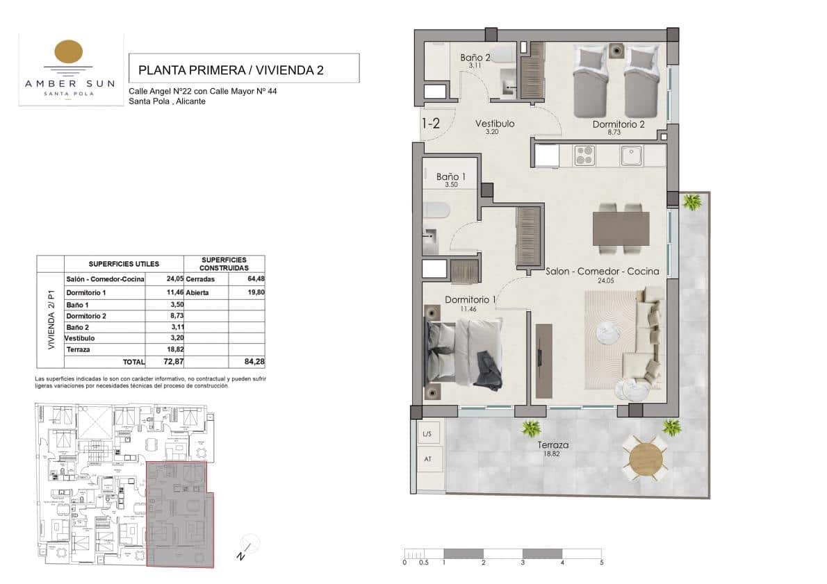 2 soverom Leilighet til salgs i Santa Pola - € 238 000 (Ref: 9965686)