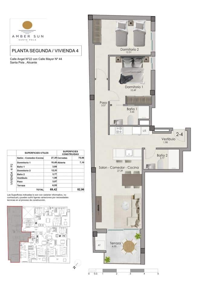 2 soverom Leilighet til salgs i Santa Pola - € 238 000 (Ref: 9965686)