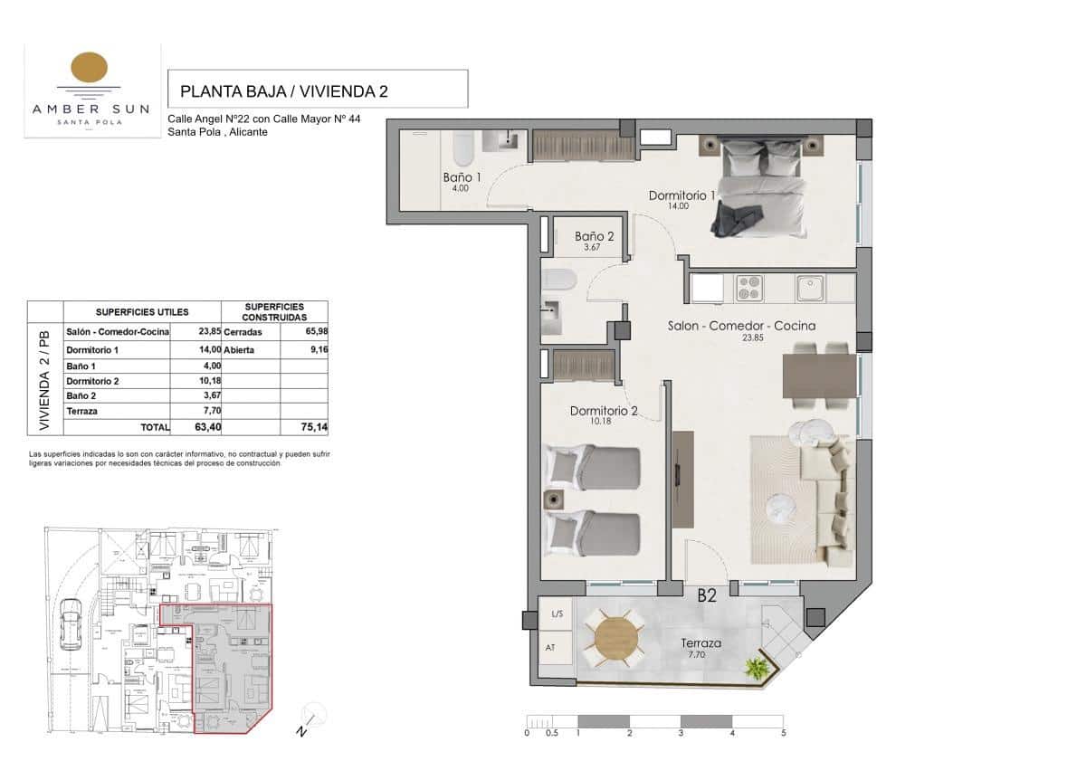 2 soverom Leilighet til salgs i Santa Pola - € 238 000 (Ref: 9965686)