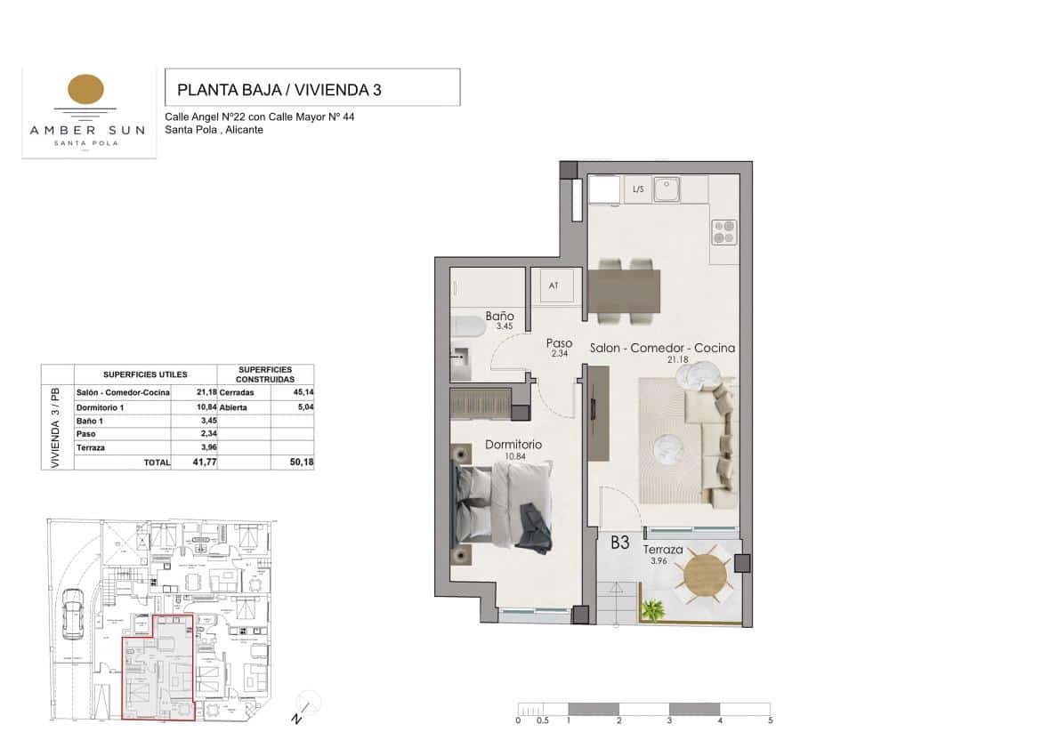 2 soverom Leilighet til salgs i Santa Pola - € 238 000 (Ref: 9965686)