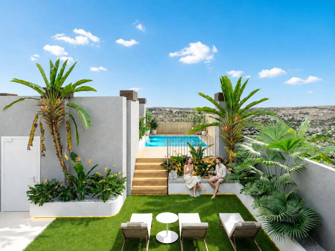 2 bedroom Flat for sale in Santa Pola with pool - € 365,000 (Ref: 9965798)